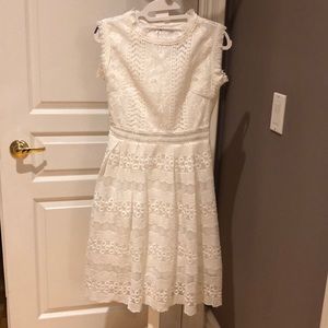 White young adult dress